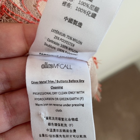 Alice Mccall Celemtine Lace Peplum Tiered Gown Pink 4 - Picture 9 of 14